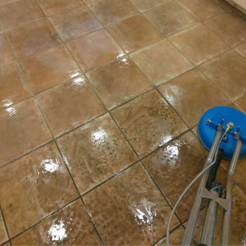 Commercial Tile and Grout Cleaning Results