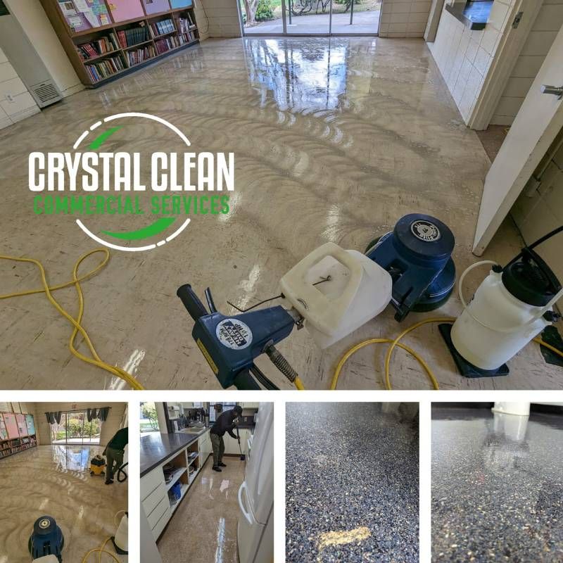 Commercial Tile and Grout Cleaning Results