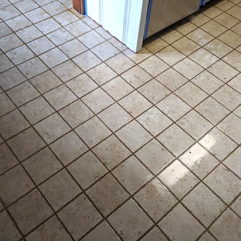 Before Tile and Grout Cleaning